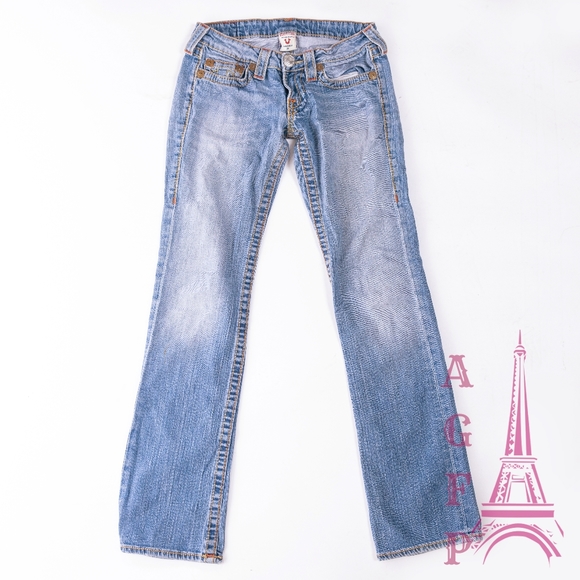 True Religion Denim - True Religion Johnny Big T Straight leg Jeans